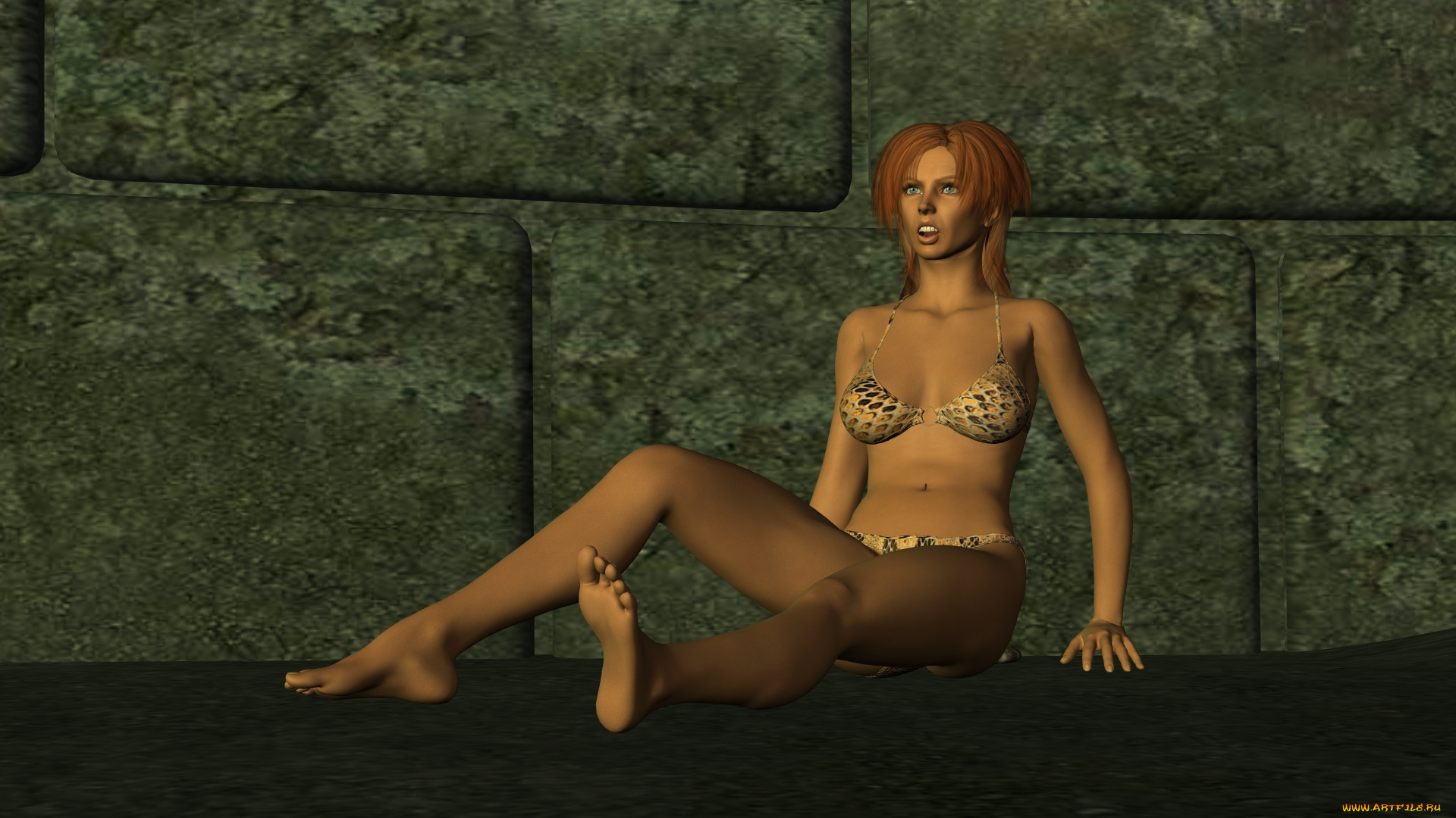 3д, графика, фантазия, , fantasy, фон, взгляд, девушка