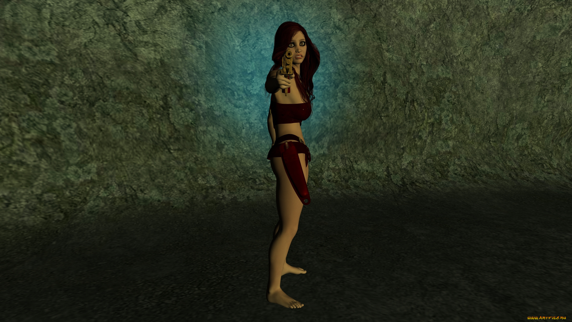 3д, графика, фантазия, , fantasy, фон, взгляд, девушка