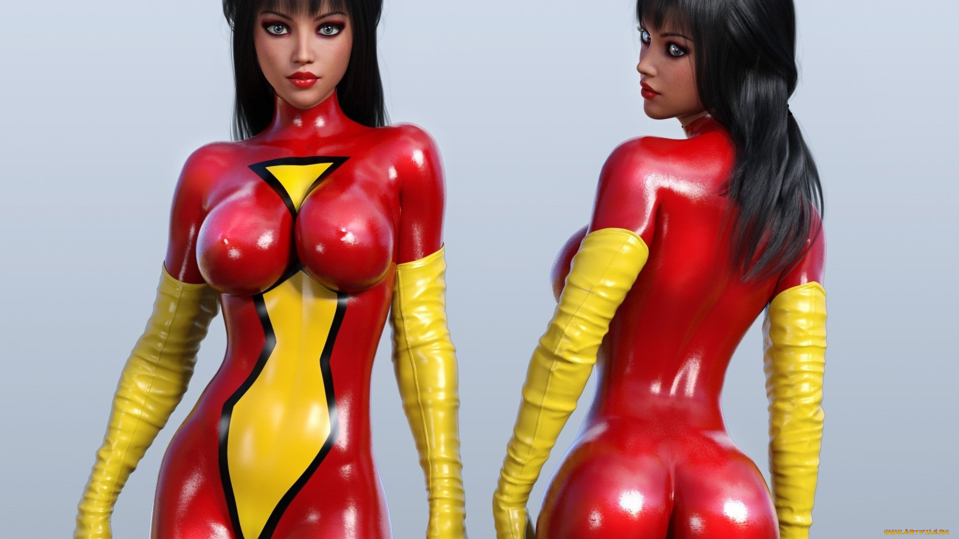 3д, графика, люди, , people, фон, взгляд, девушка