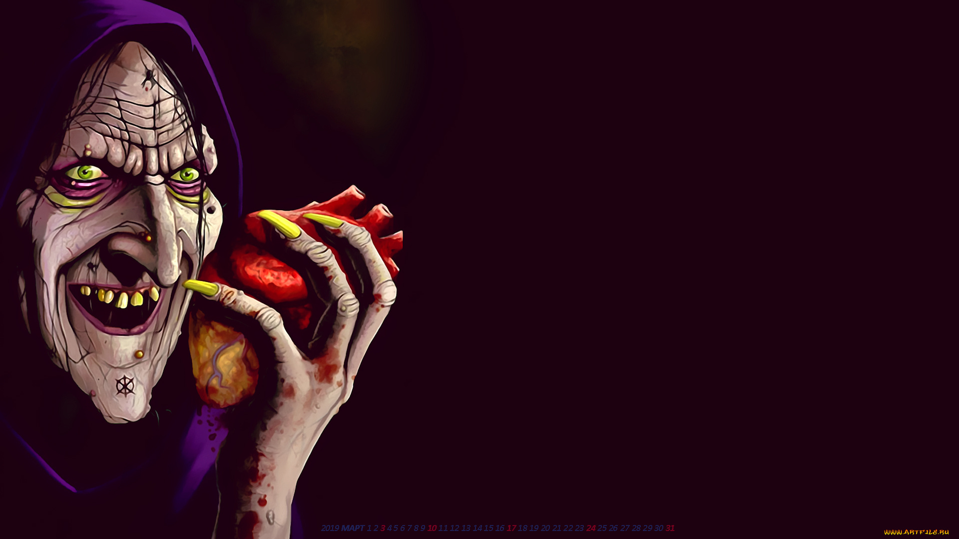 календари, фэнтези, эмоции, лицо, сердце