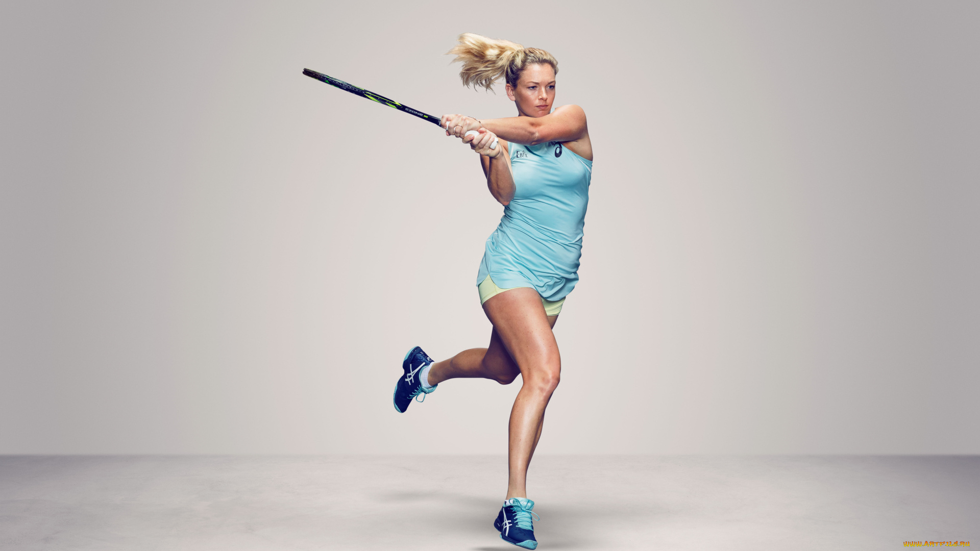 спорт, теннис, coco, vandeweghe, ракетка, фон, взгляд, девушка