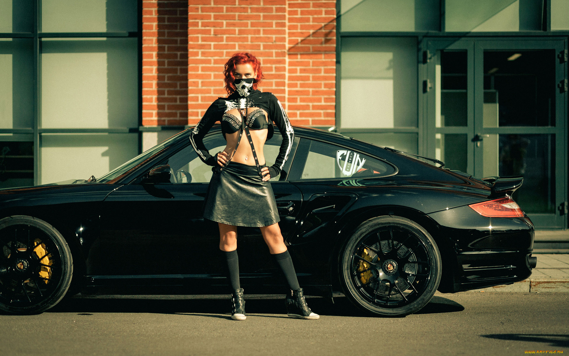 автомобили, -авто, с, девушками, porsche