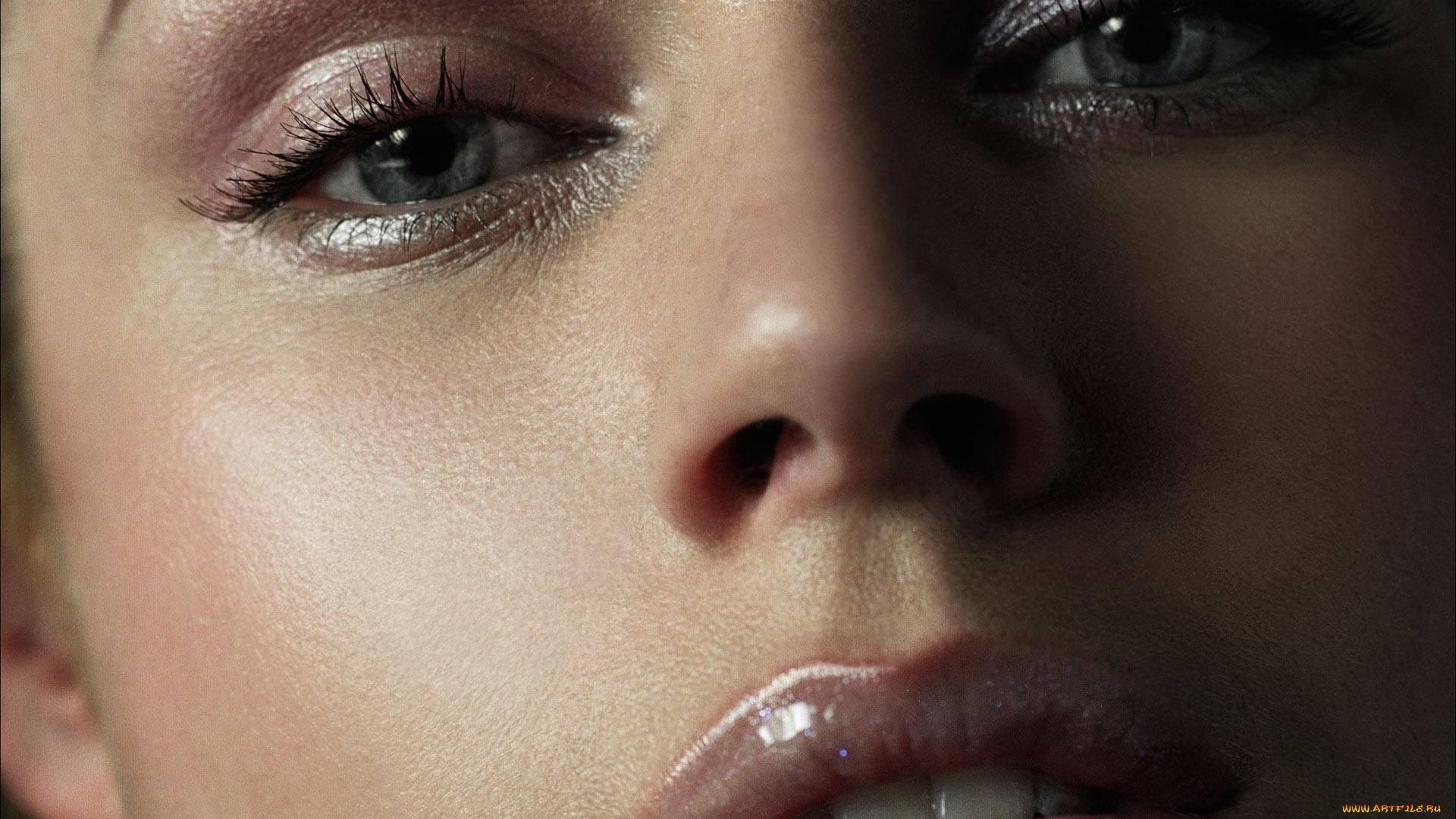 девушки, rebecca, romijn, лицо, модель