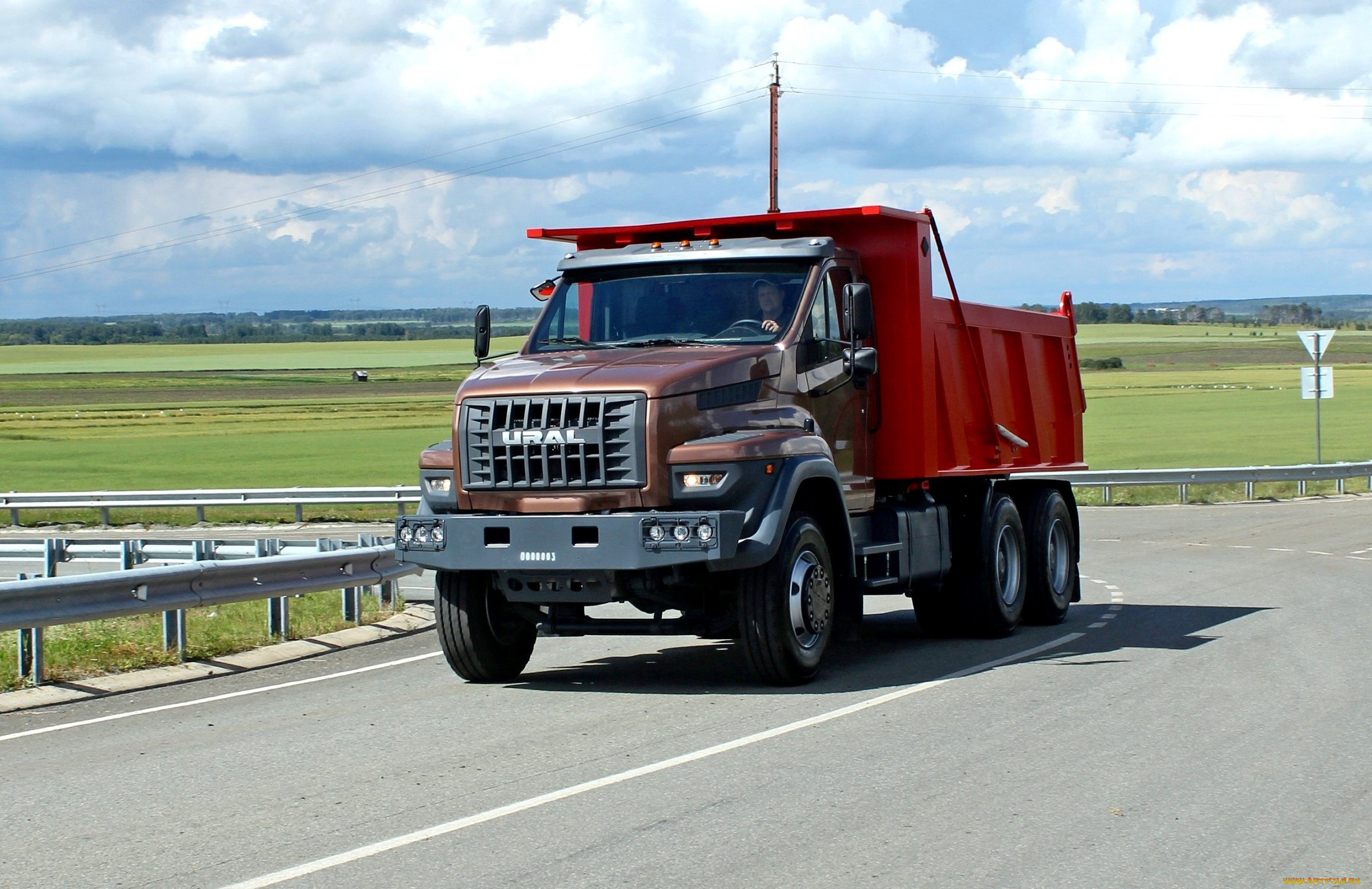 автомобили, урал, cамосвал, next, 6x4, трасса, грузовой, транспорт