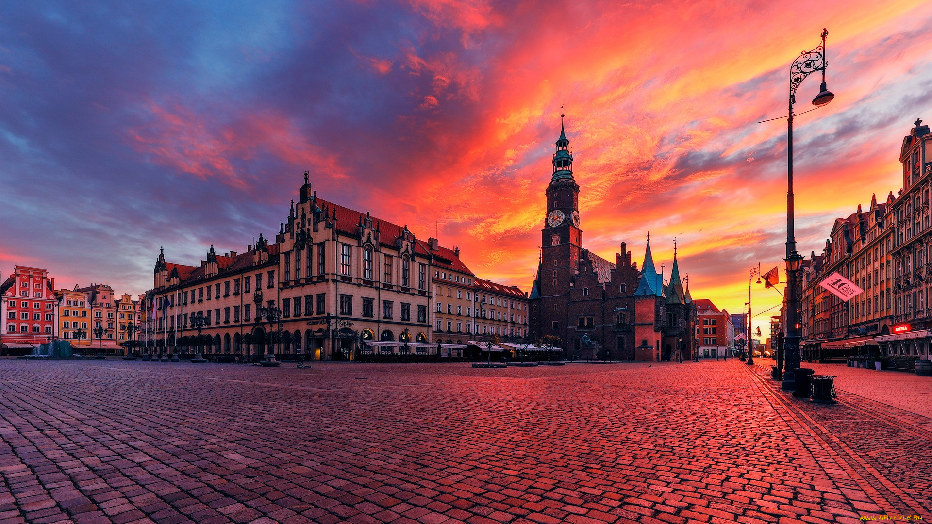 market, square, города, вроцлав, , польша, market, square