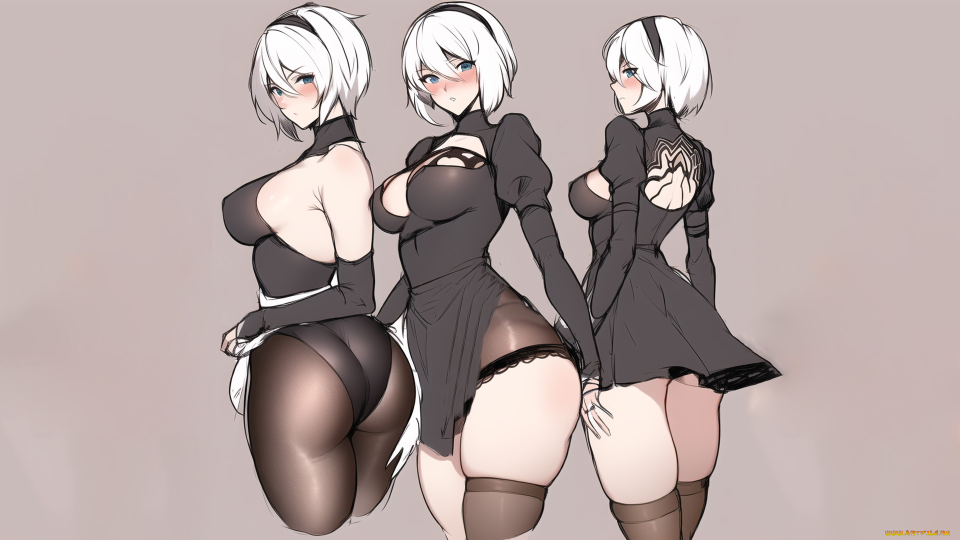 видео, игры, nier, , automata, automata