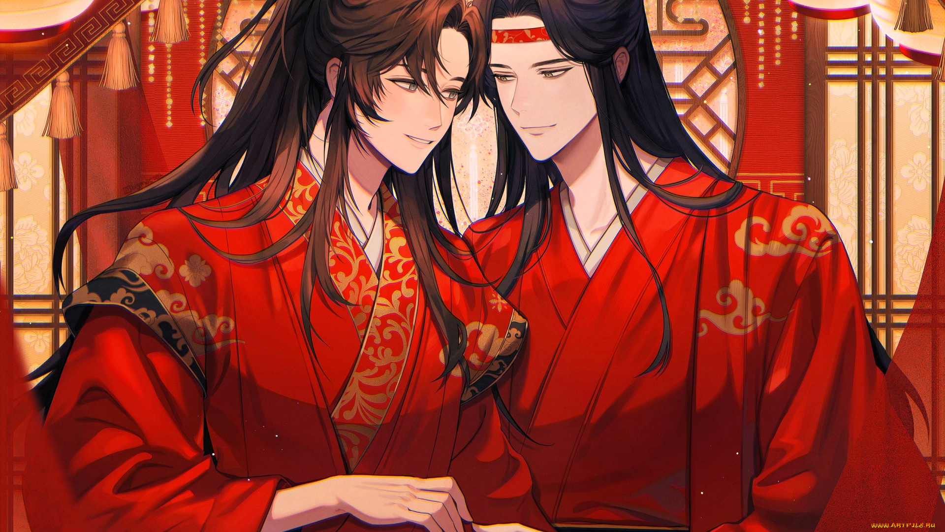 аниме, mo, dao, zu, shi, вэй, усянь, лань, ванцзи