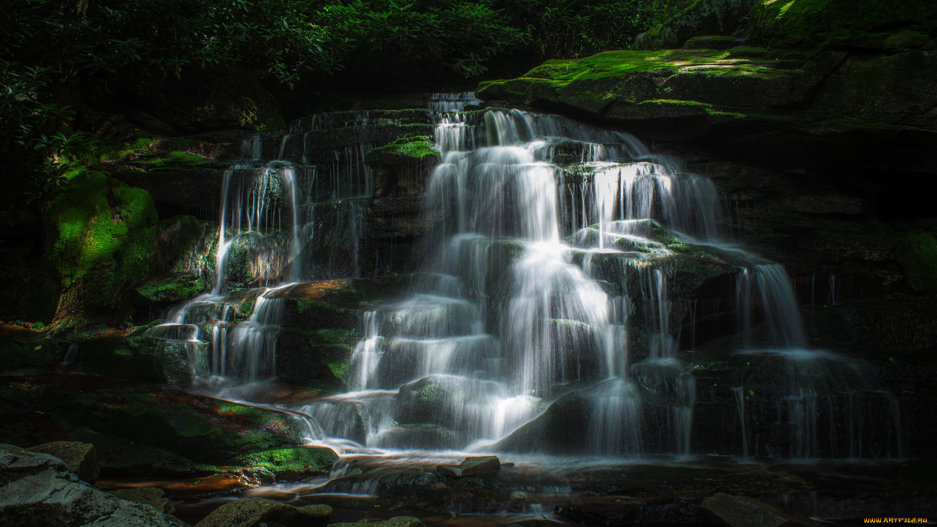 elakala, falls, blackwater, canyon, west, virginia, природа, водопады, elakala, falls, blackwater, canyon, west, virginia