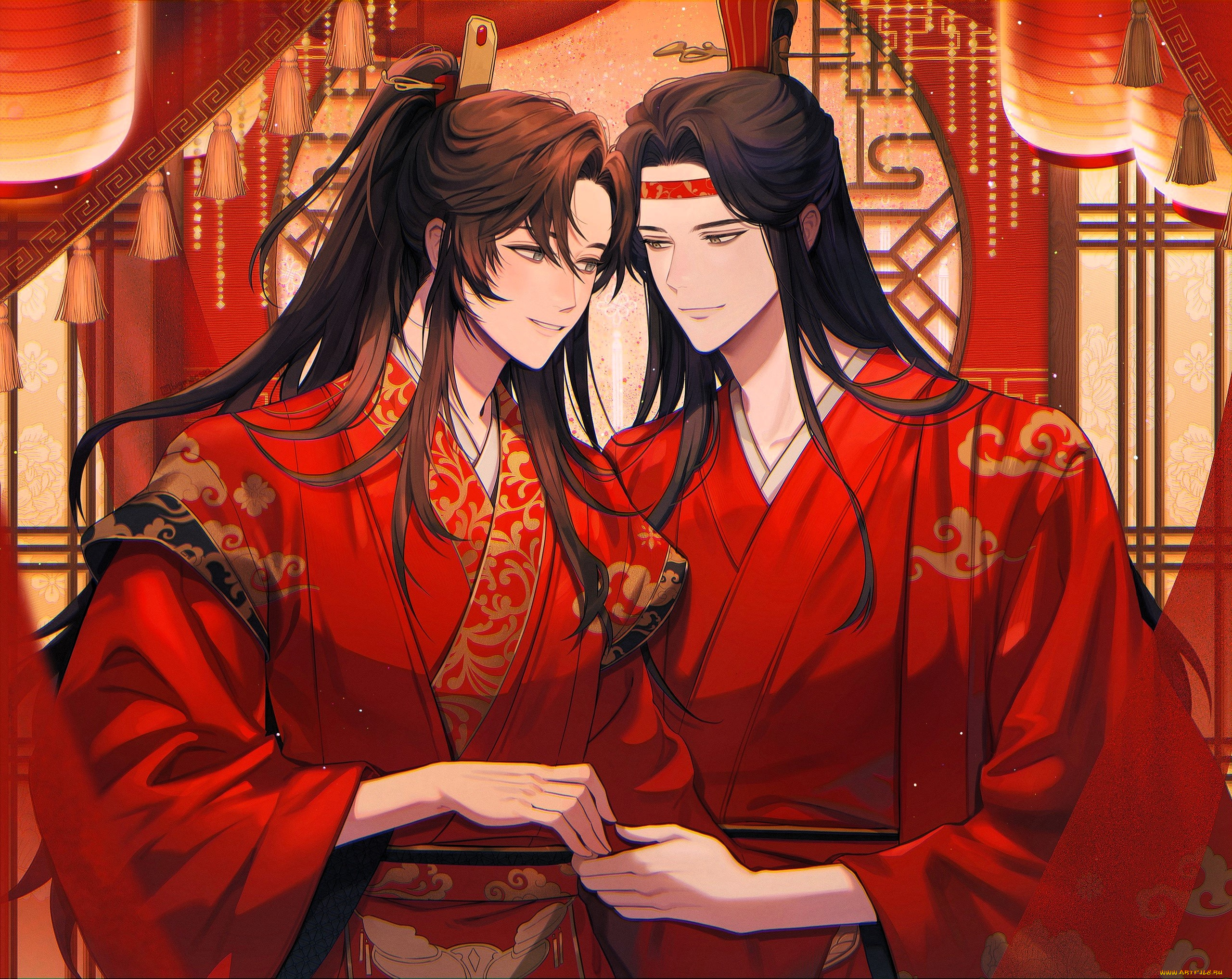 аниме, mo, dao, zu, shi, вэй, усянь, лань, ванцзи