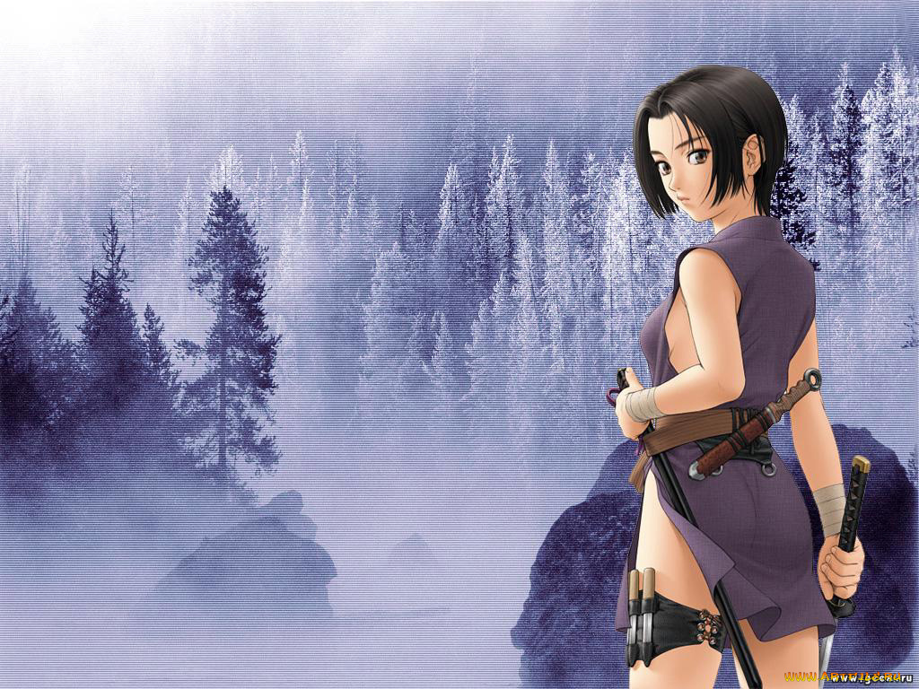 аниме, weapon, blood, technology