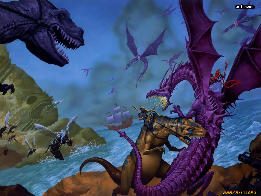 фэнтези, драконы