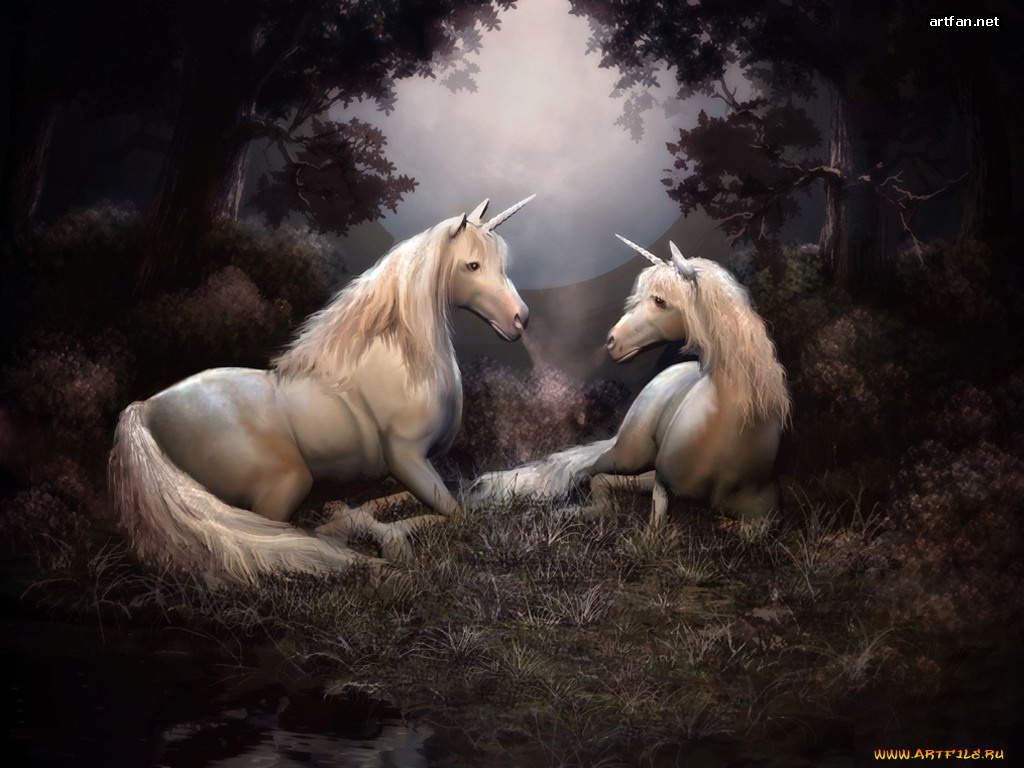 фэнтези, единороги