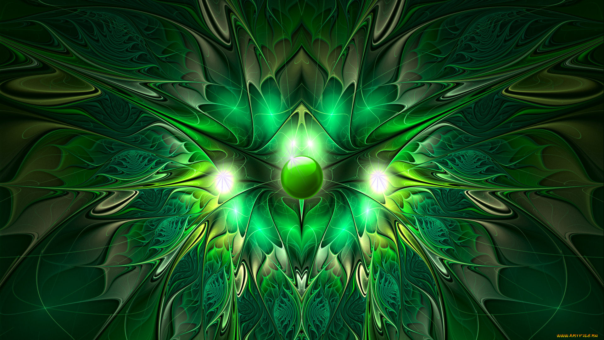 3д, графика, fractal, фракталы