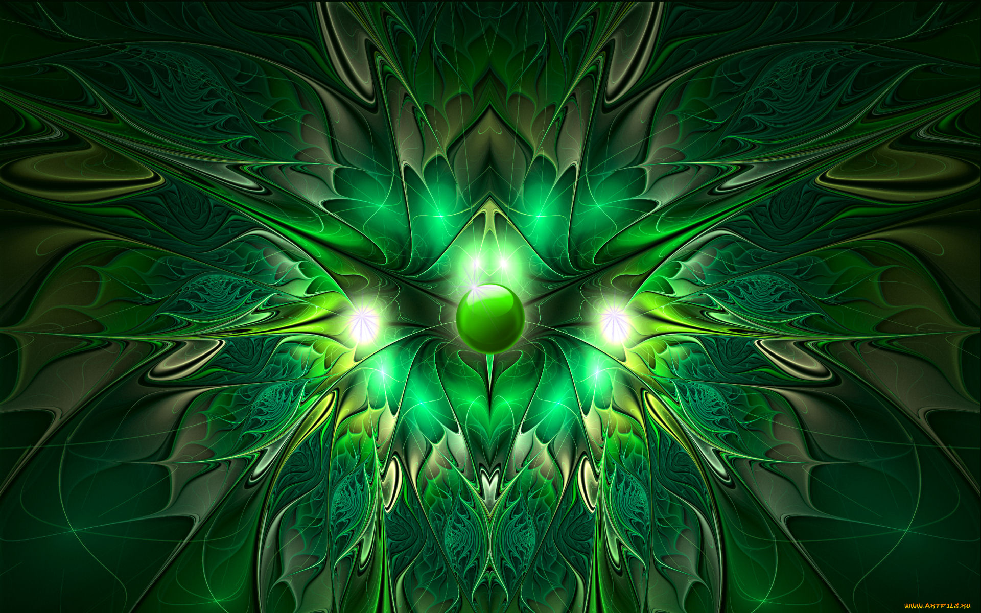 3д, графика, fractal, фракталы