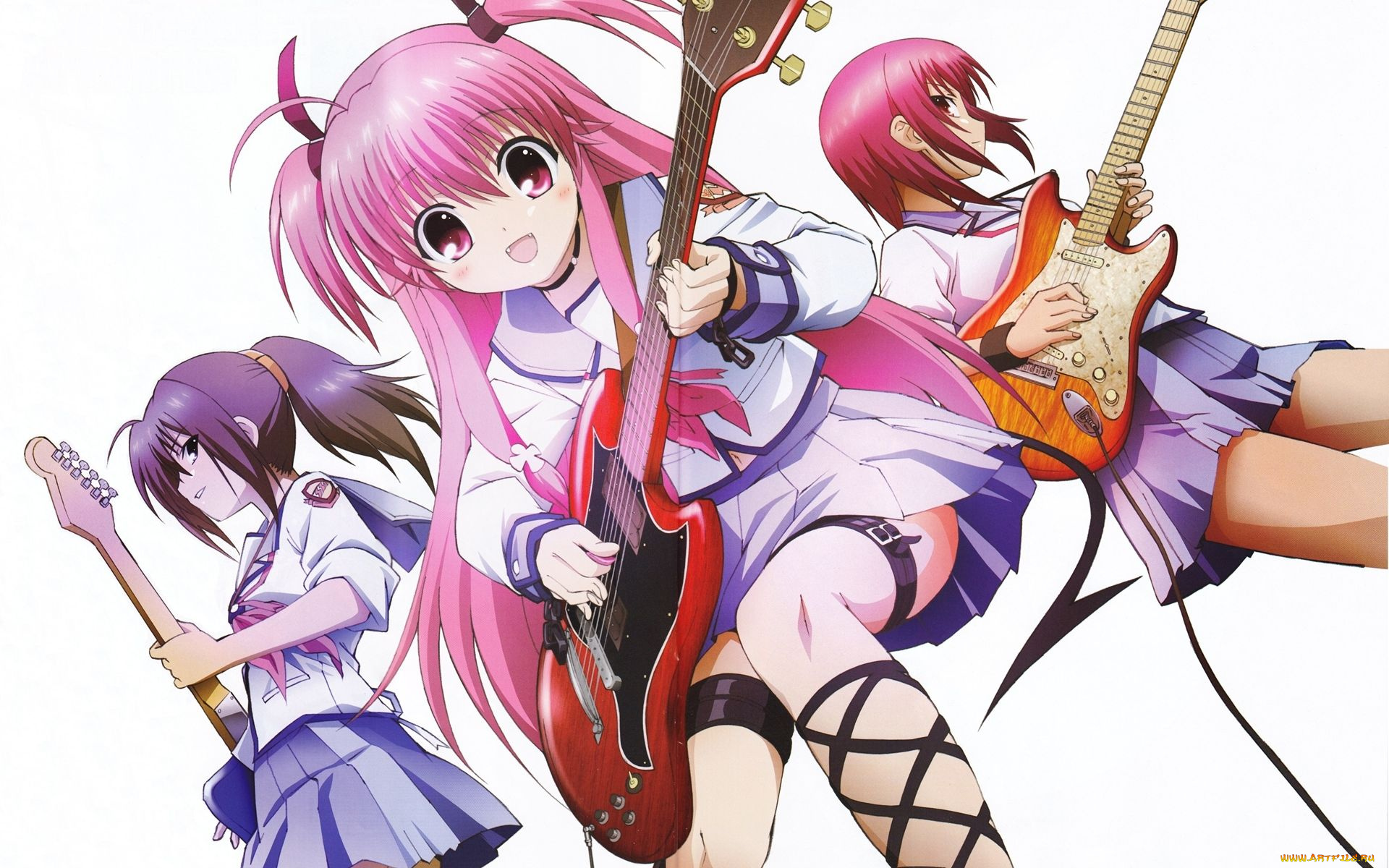 аниме, angel, beats