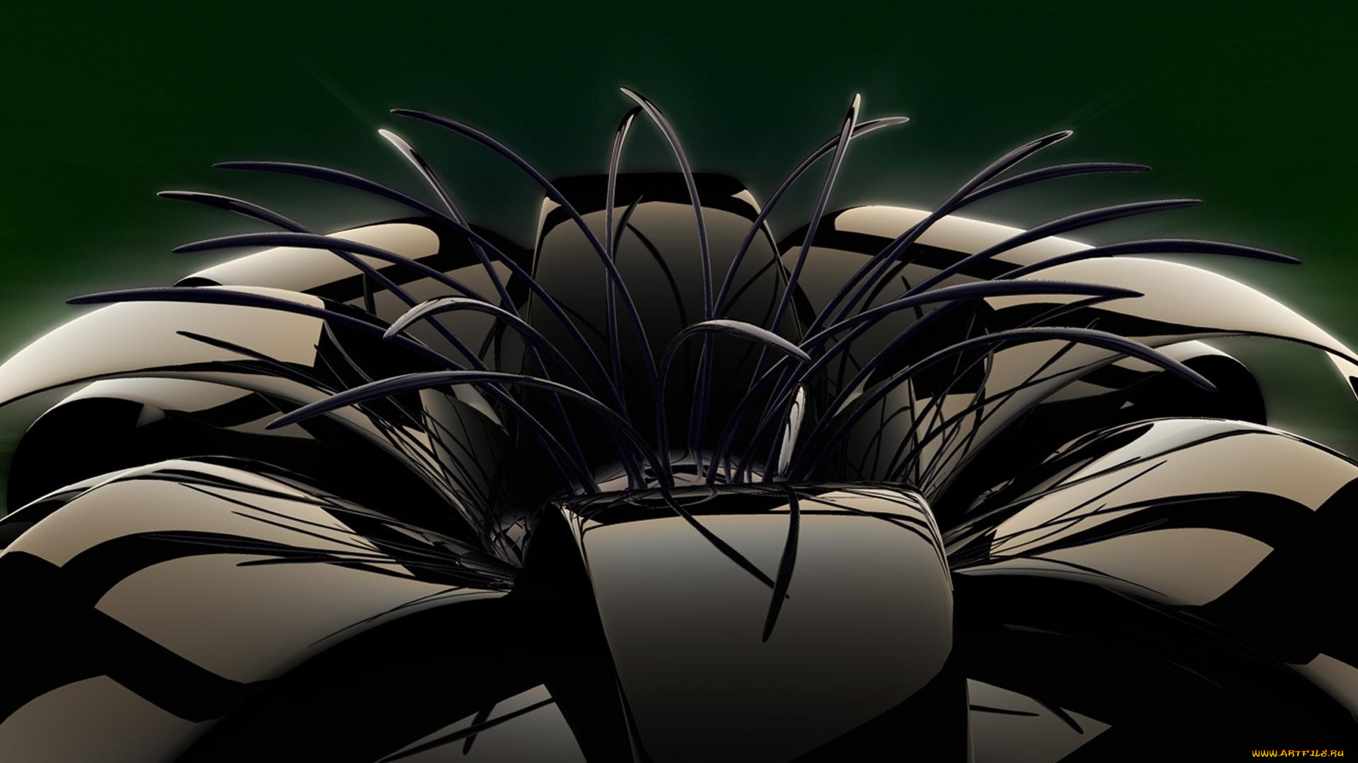 3д, графика, flowers, цветы, цветок