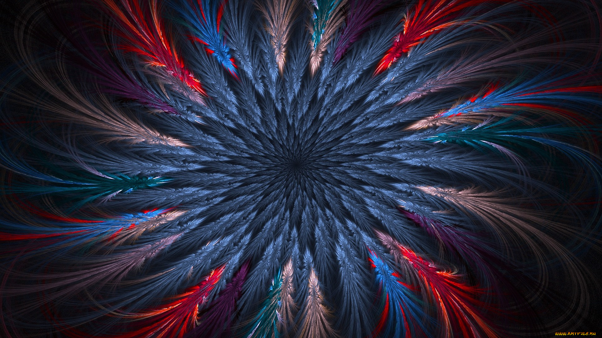 3д, графика, fractal, фракталы, цвета, узор, фон