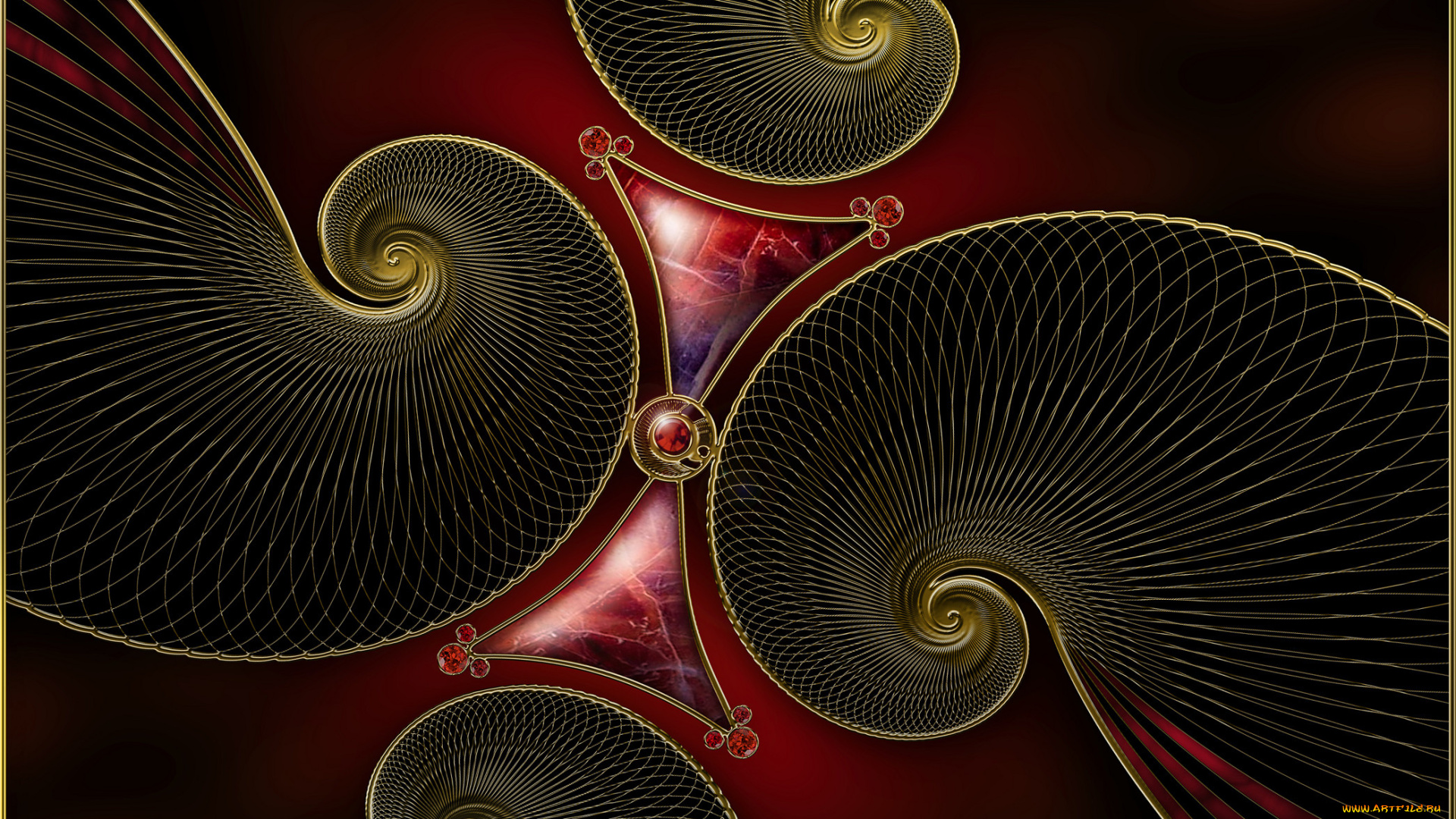 3д, графика, fractal, фракталы, узор, фон, цвета