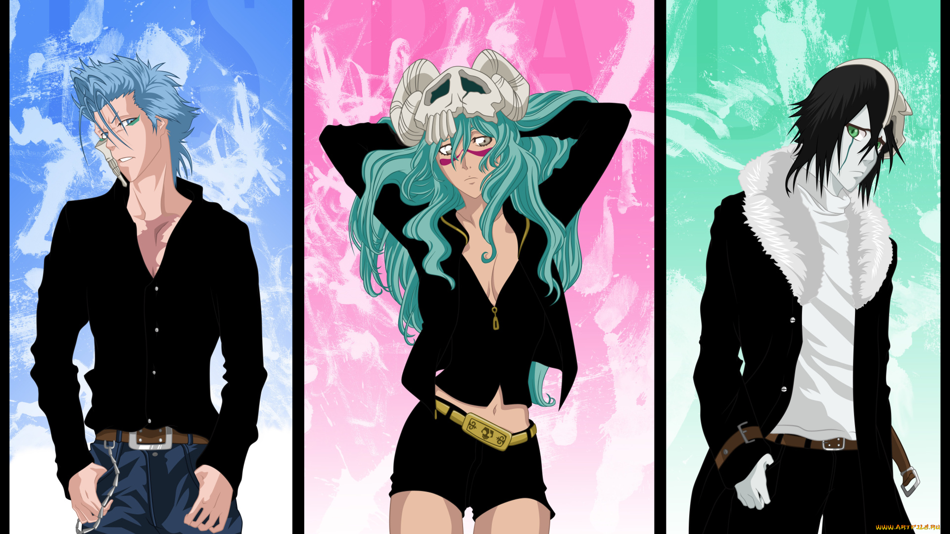 аниме, bleach, ulquiorra, schiffer, grimmjow, jeagerjaques, neliel, tu, oderschvank