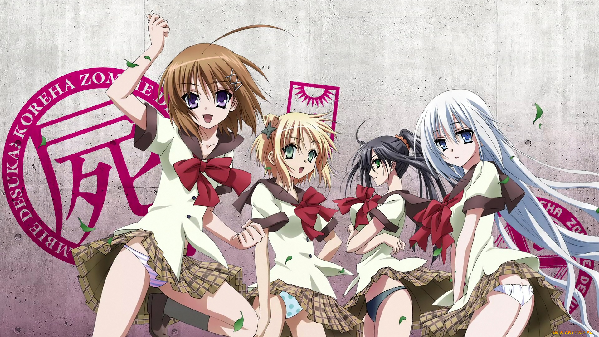 аниме, kore, wa, zombie, desu, ka, девушки