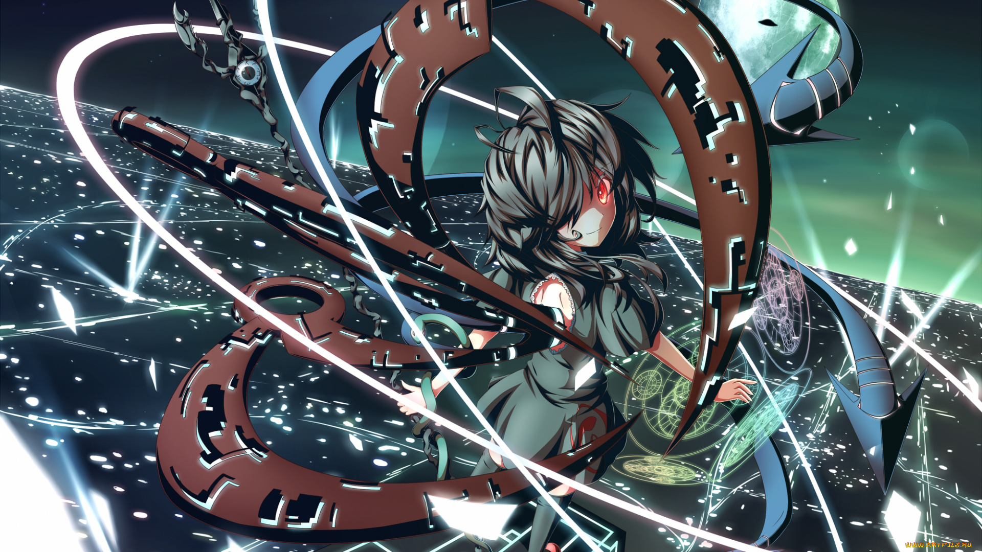 houjuu, nue, аниме, touhou