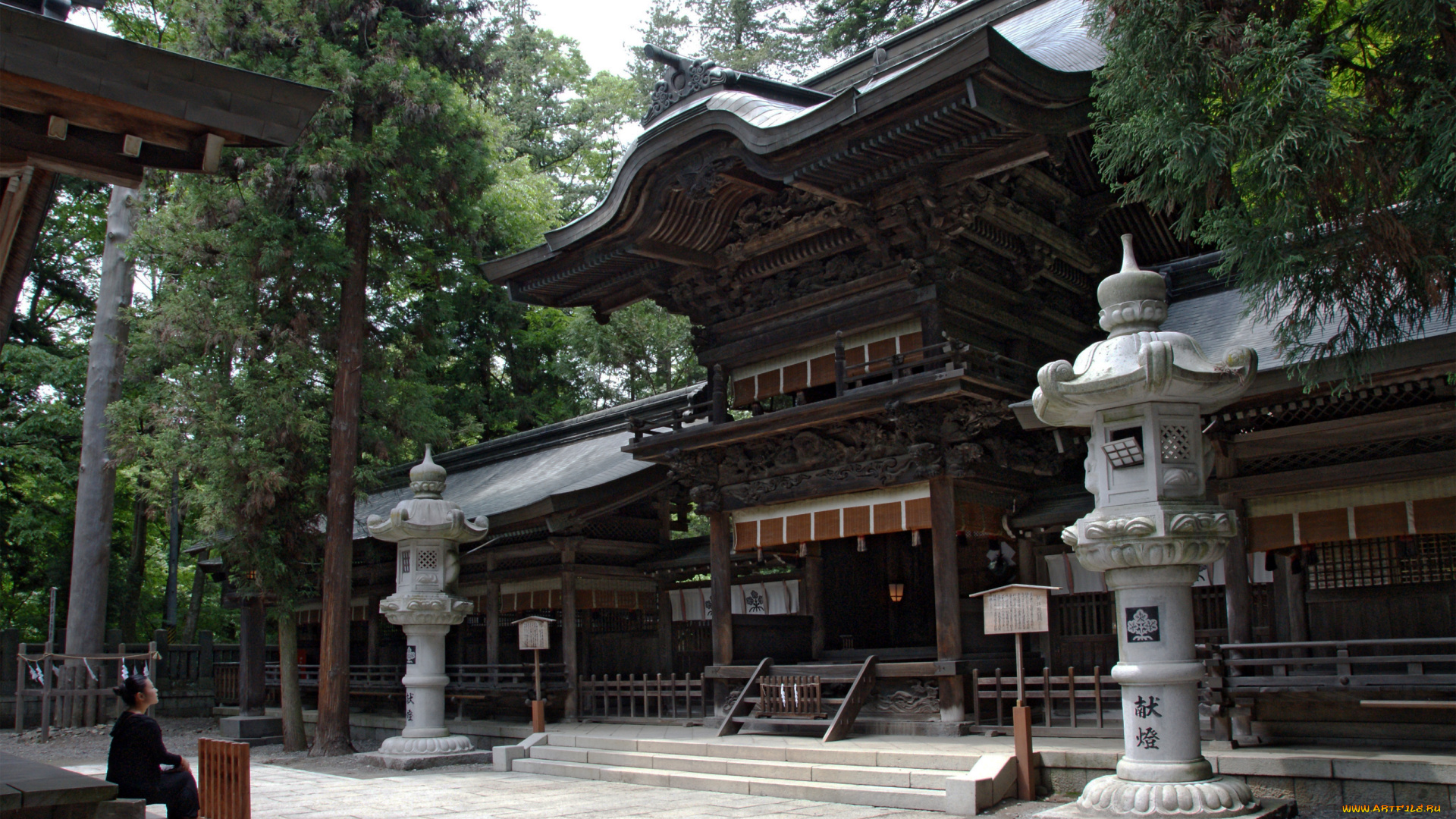 suwa, grand, shrine, города, буддистские, другие, храмы, сува, храм