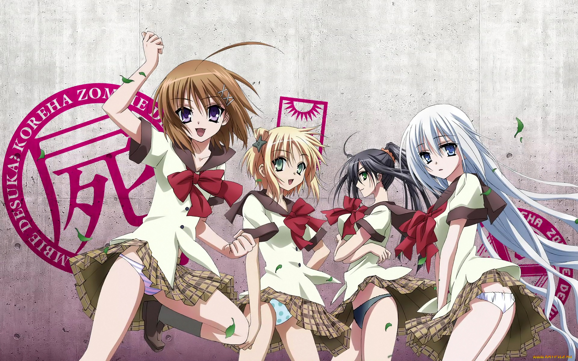 аниме, kore, wa, zombie, desu, ka, девушки