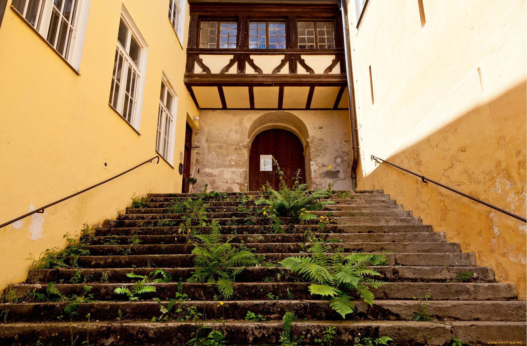 разное, элементы, архитектуры, лестница