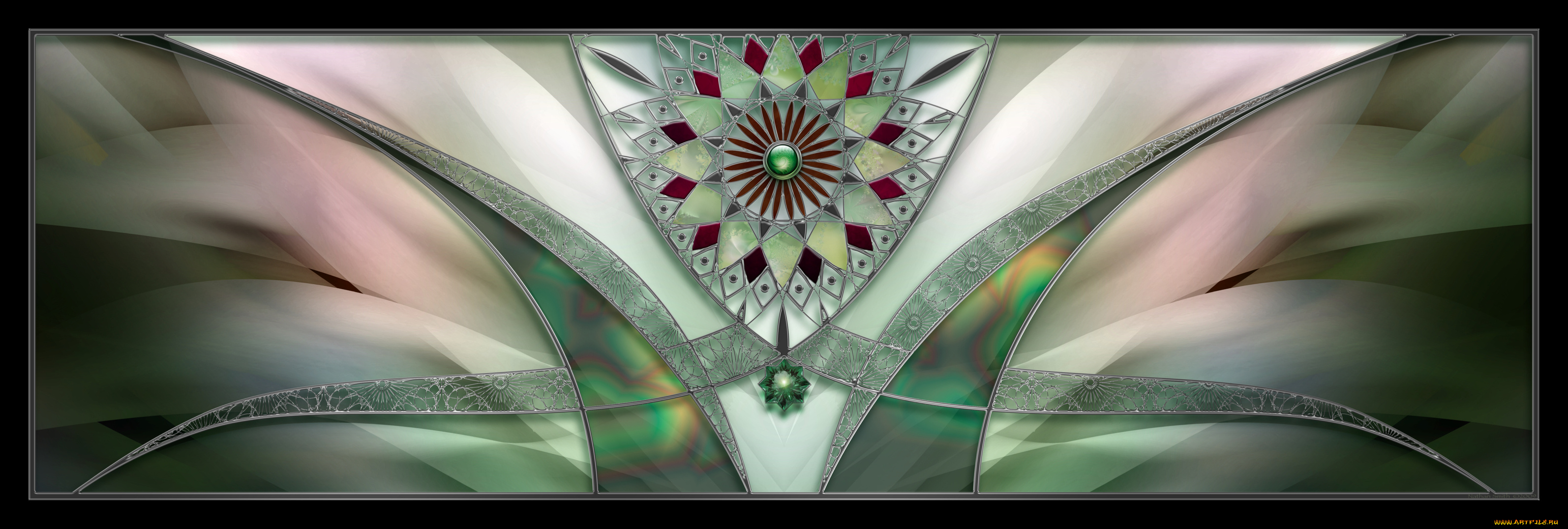 3д, графика, fractal, фракталы, цвета, фон, узор