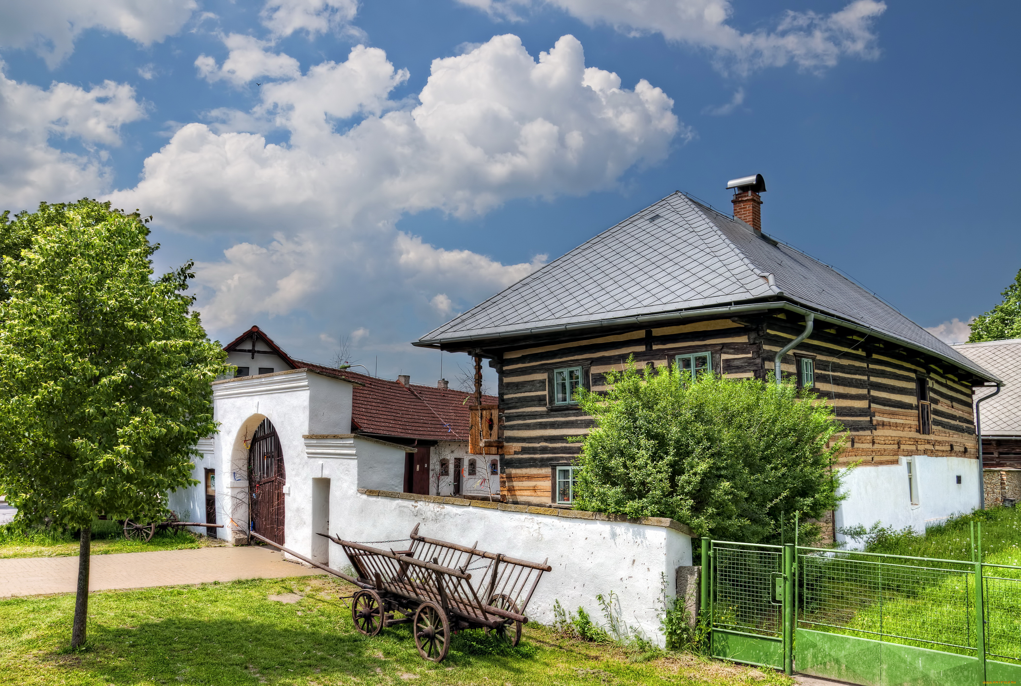 piletice, Чехия, разное, сооружения, постройки, дома, улица