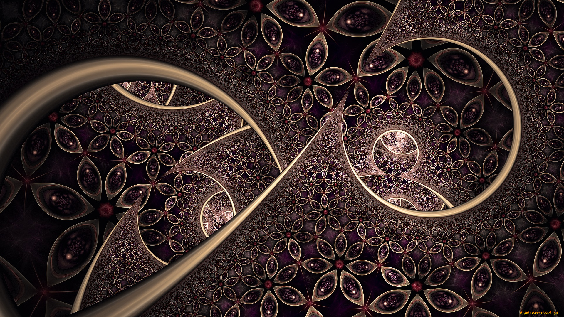 3д, графика, fractal, , фракталы, узор, фон, цвета