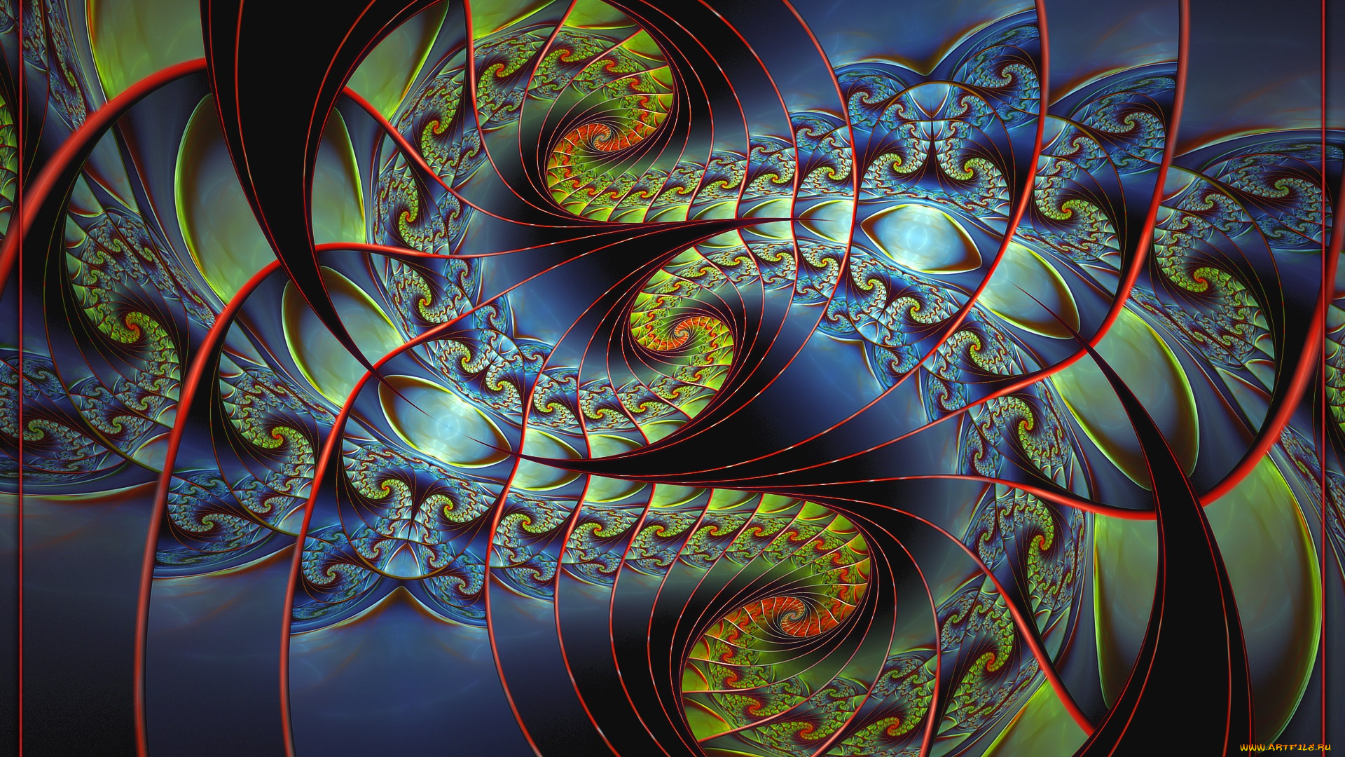 3д, графика, fractal, , фракталы, узор, фон, цвета