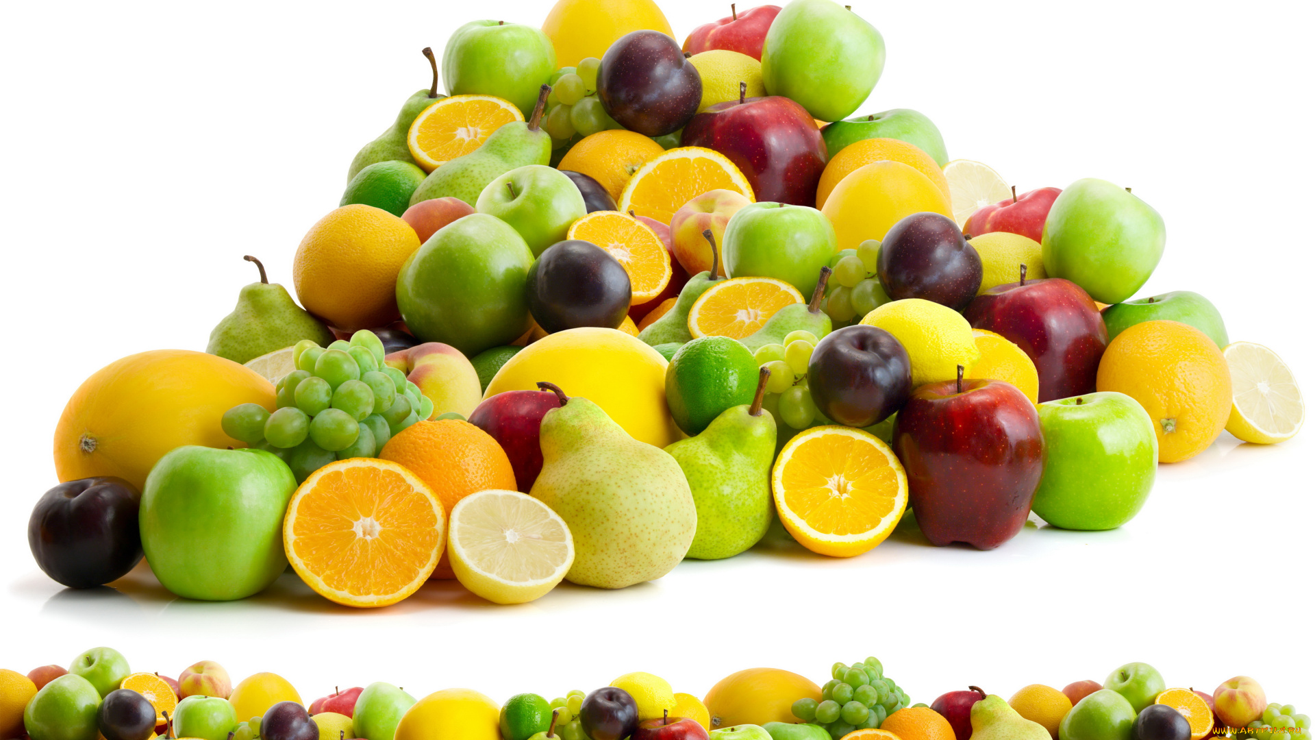 еда, фрукты, , ягоды, персики, апельсины, сливы, груши, яблоки, виноград