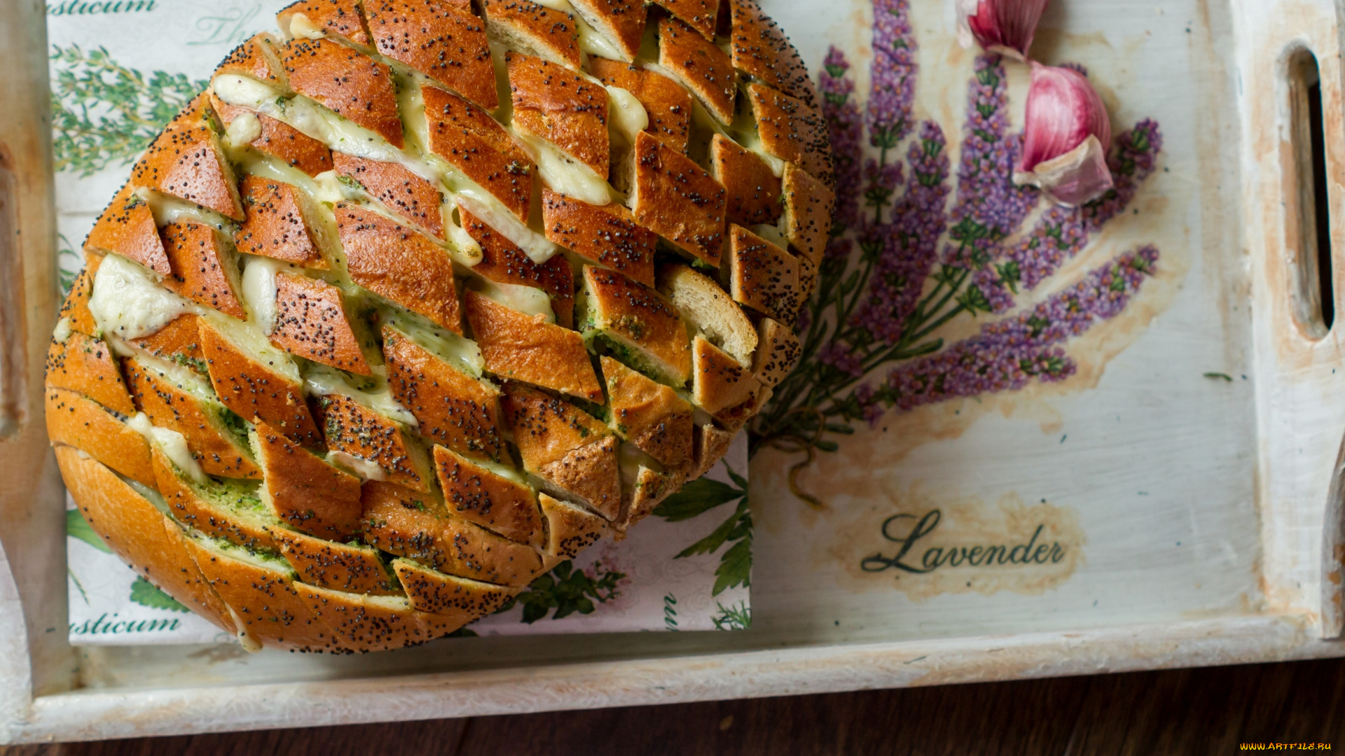 еда, хлеб, , выпечка, чеснок, сыр