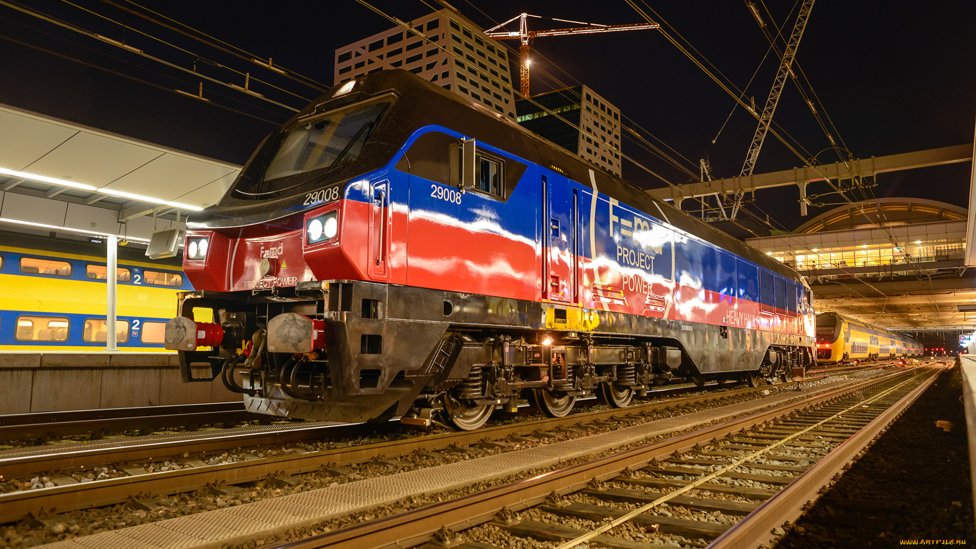 техника, локомотивы, железная, локомотив, рельсы, дорога