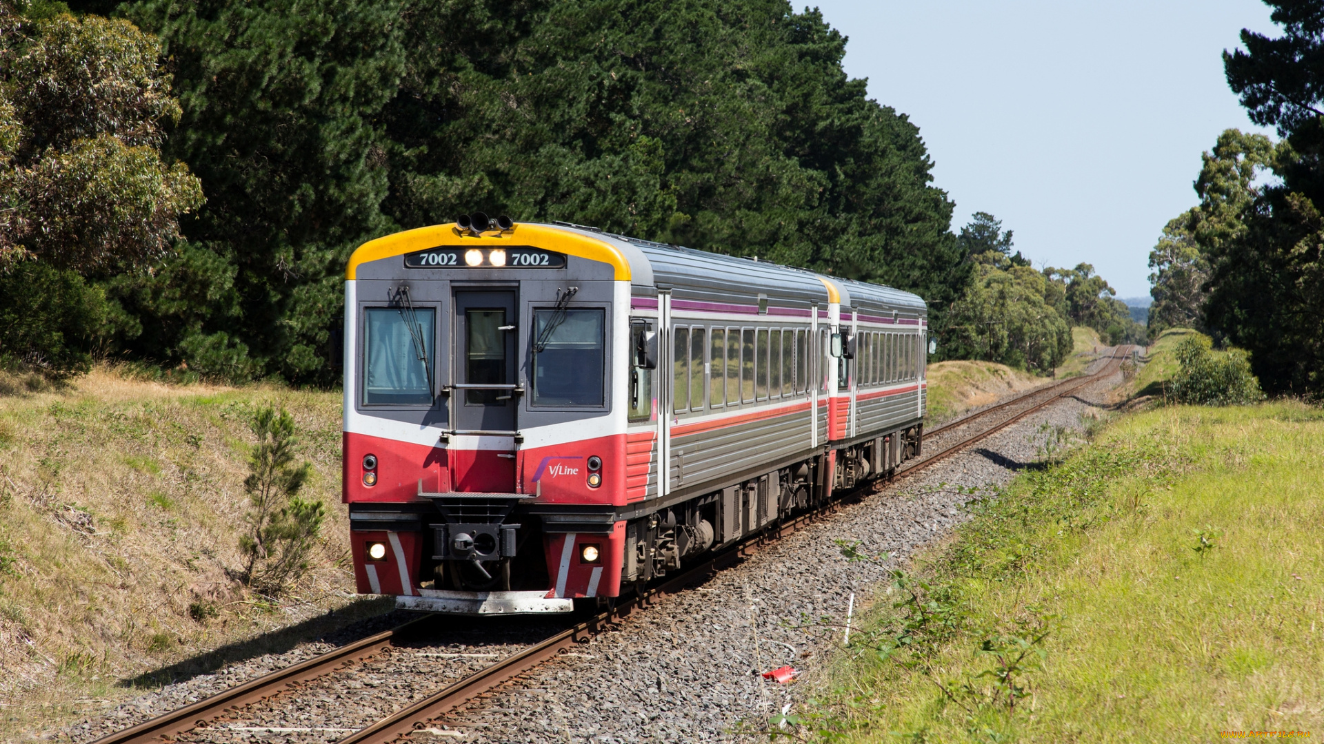 техника, поезда, дорога, железная, поезд, рельсы