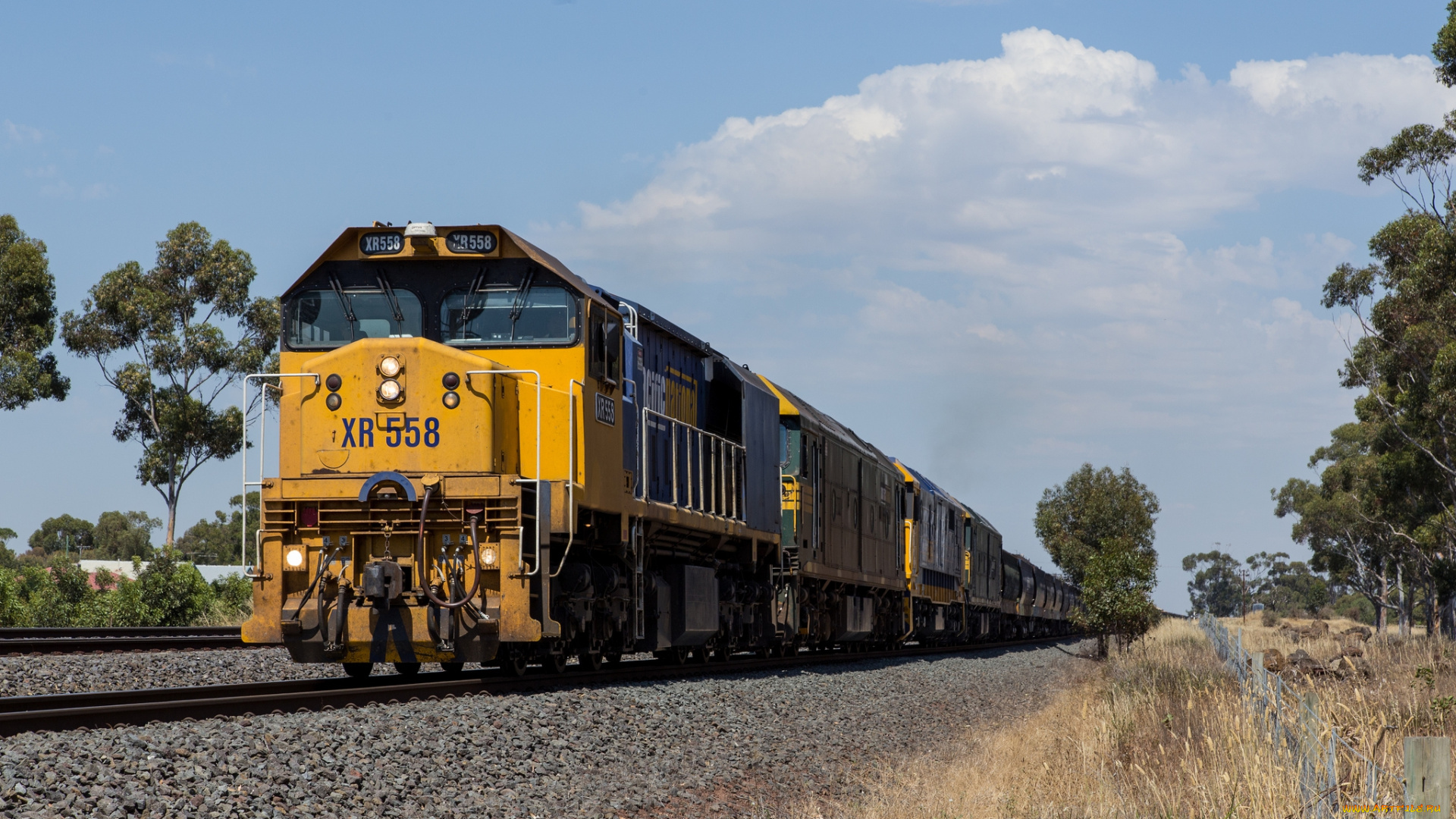 техника, поезда, железная, состав, дорога, рельсы, локомотив