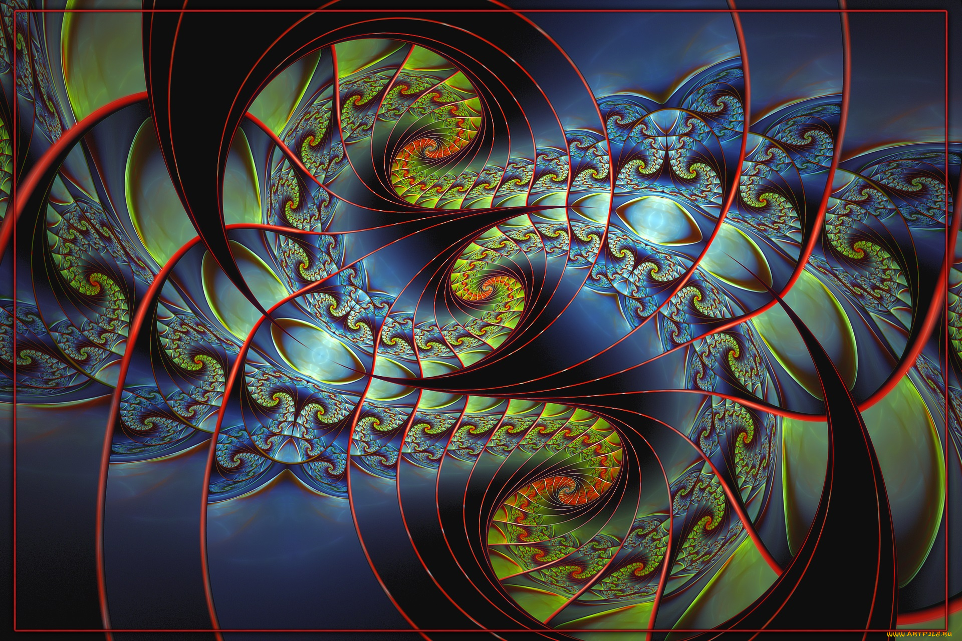 3д, графика, fractal, , фракталы, узор, фон, цвета