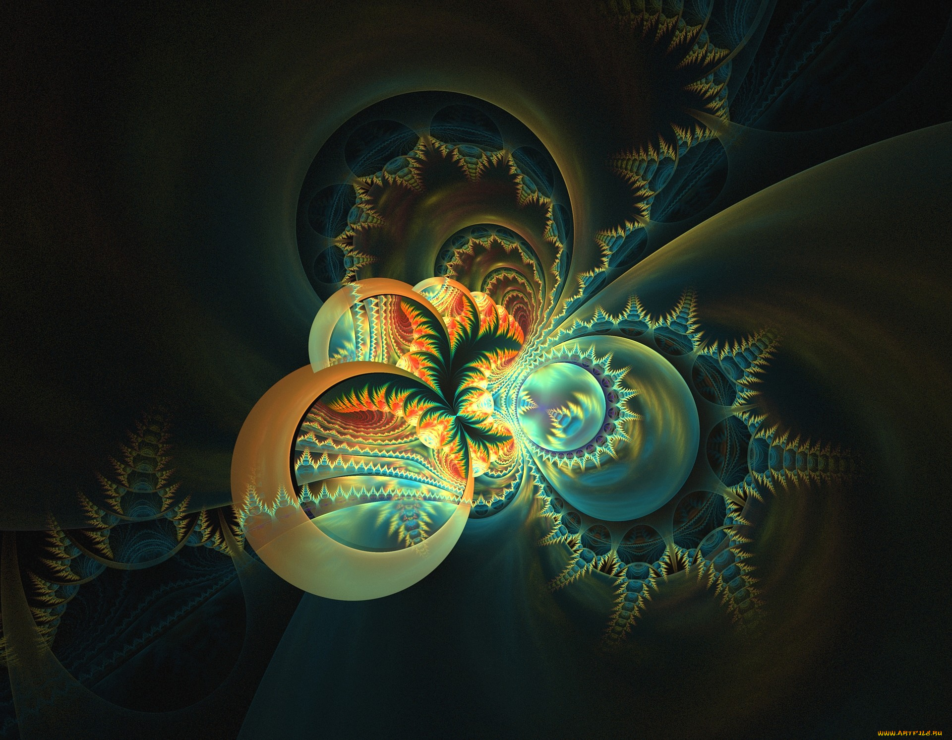 3д, графика, fractal, , фракталы, узор, фон, цвета