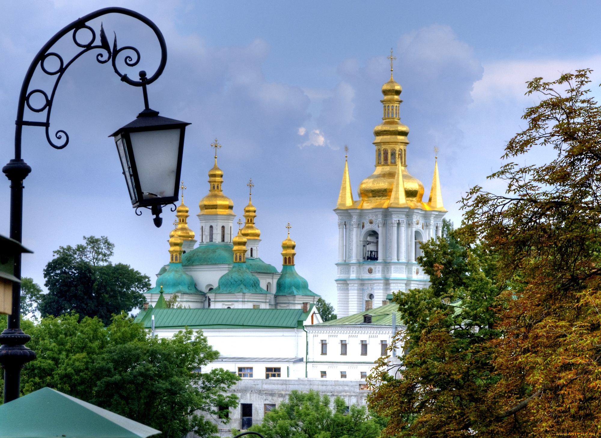 церковь, рождества, пресвятой, богородицы, киево-печерской, лавры, города, киев, , украина, фонарь, купола