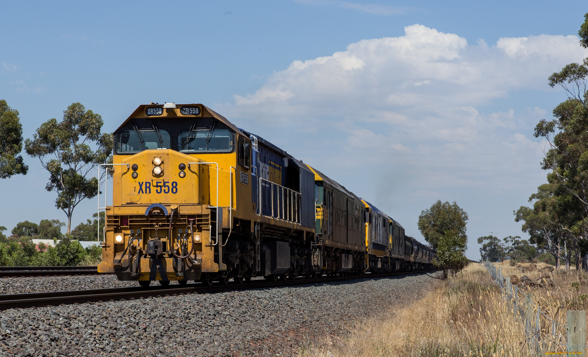 техника, поезда, железная, состав, дорога, рельсы, локомотив