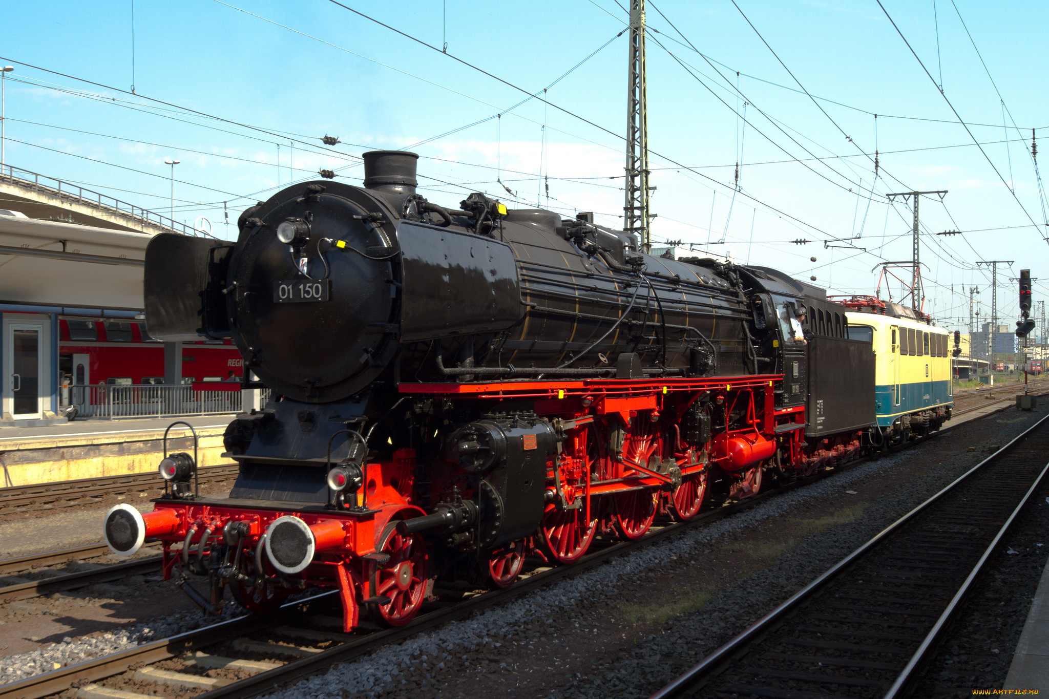 техника, паровозы, паровоз, тендер