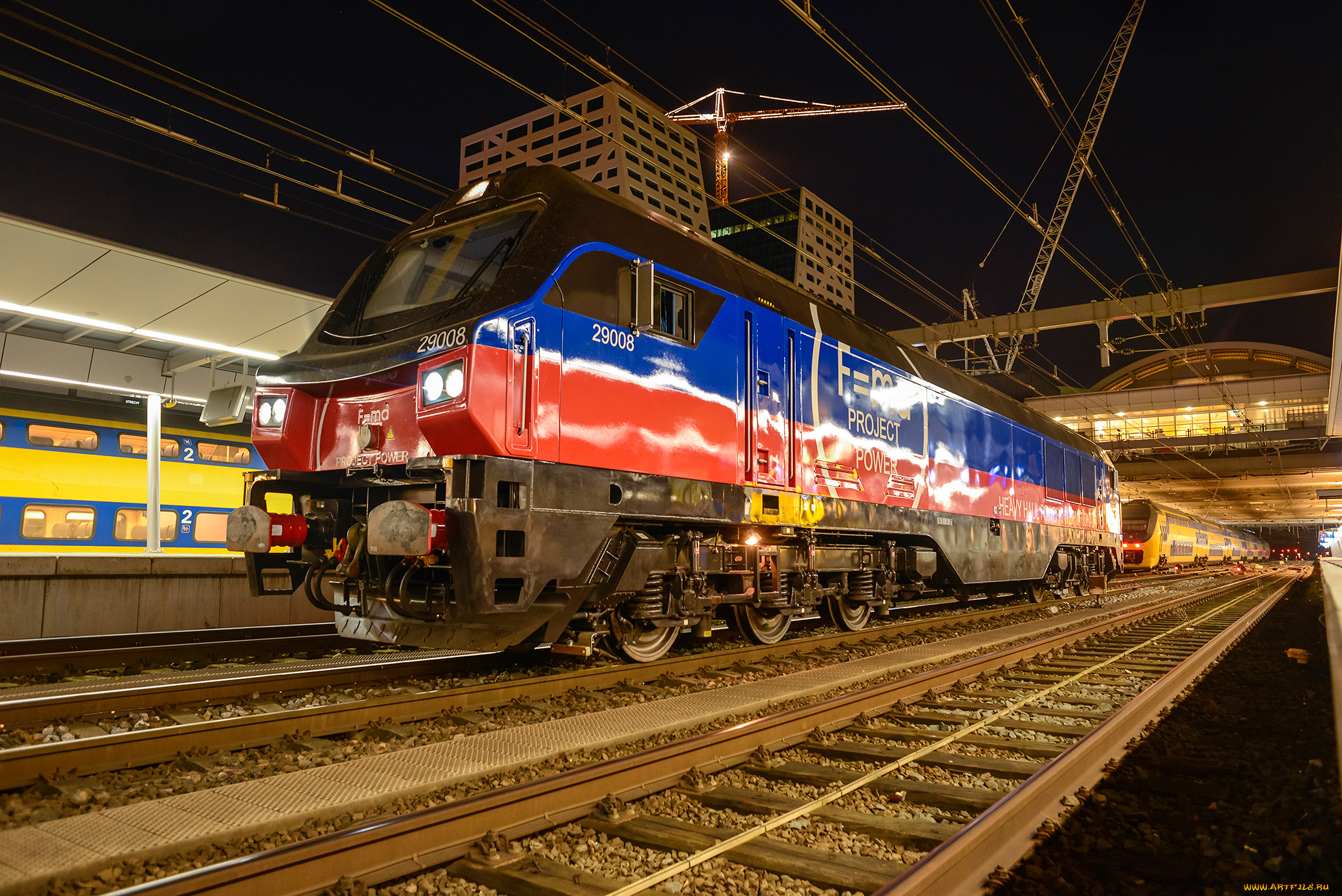 техника, локомотивы, железная, локомотив, рельсы, дорога