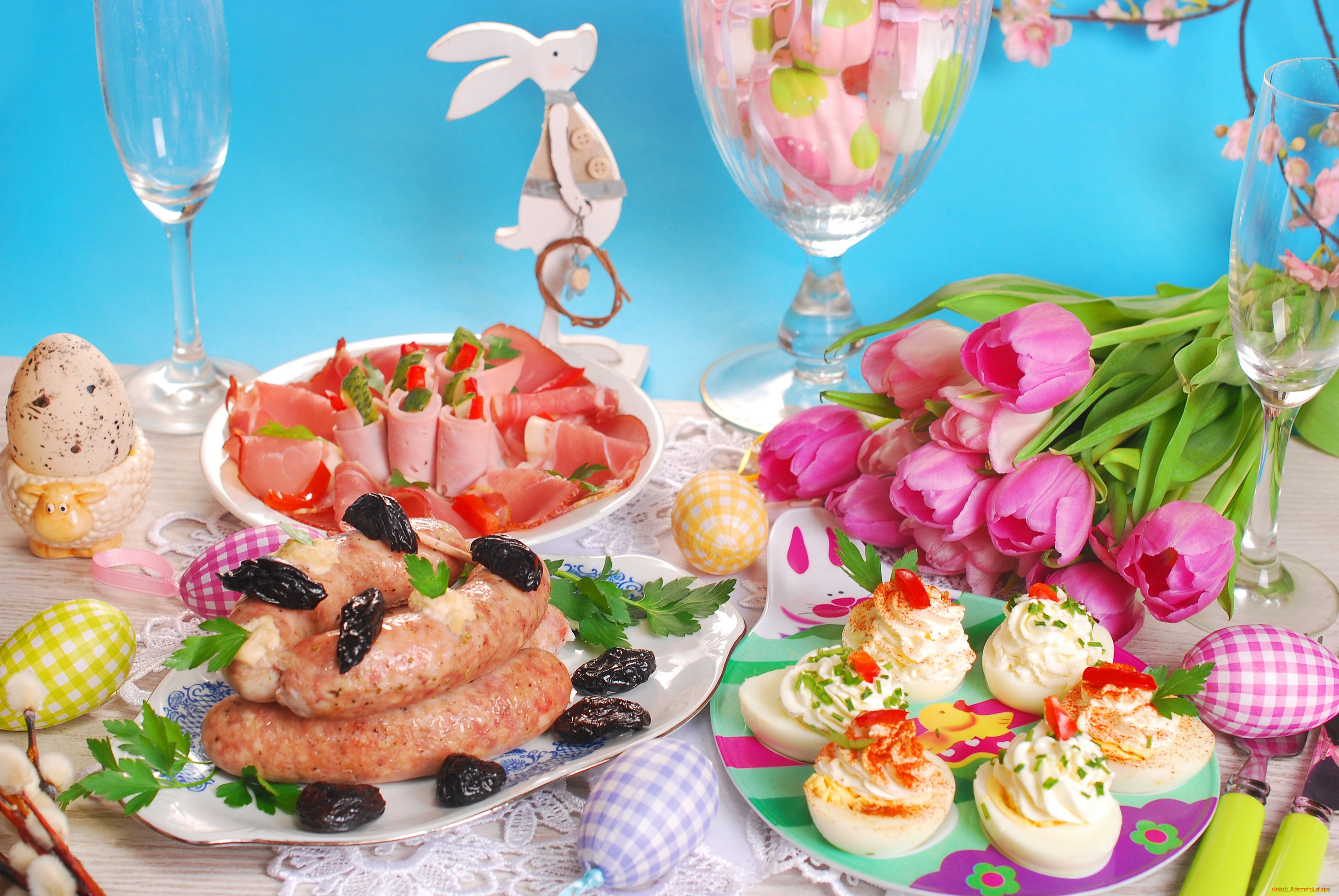 еда, разное, праздничный, стол, яйца, колбаса, колбасная, нарезка