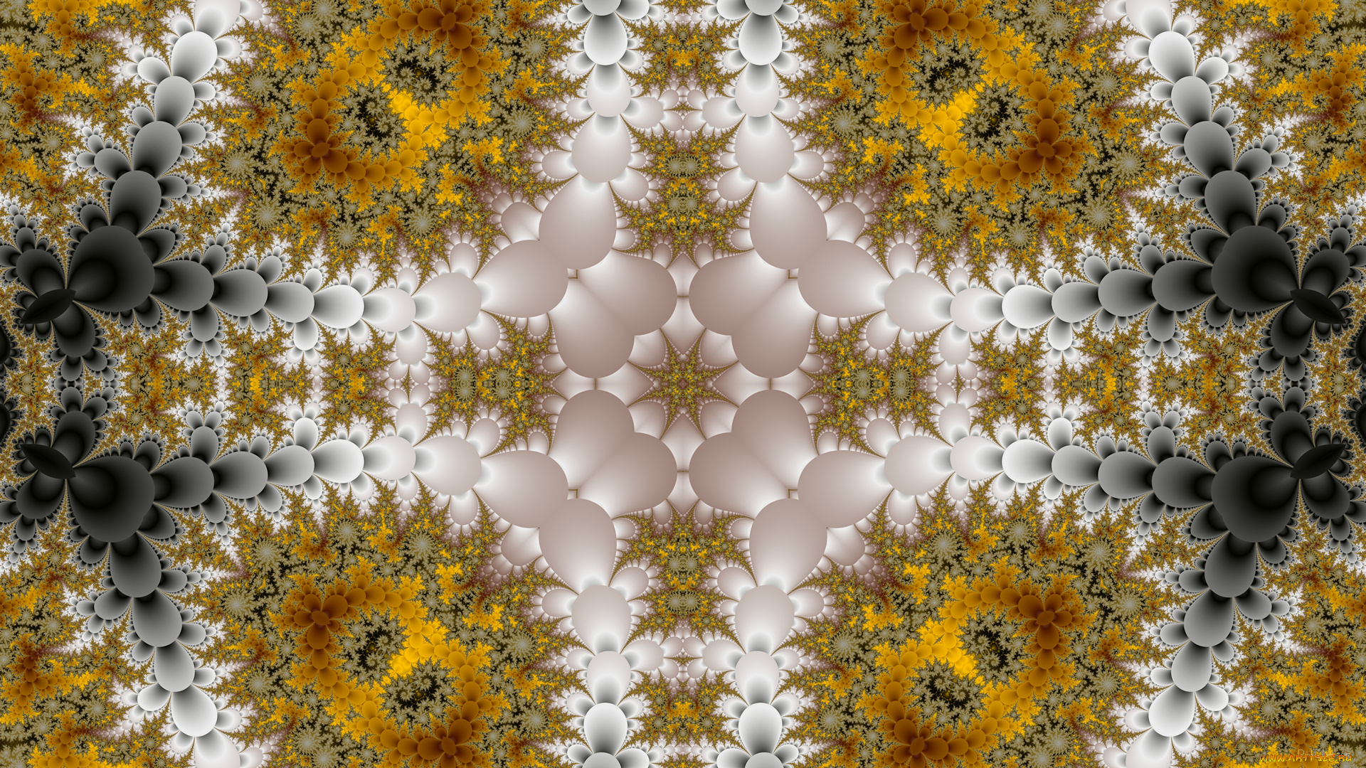 3д, графика, фракталы, , fractal, узор, цвета, фон