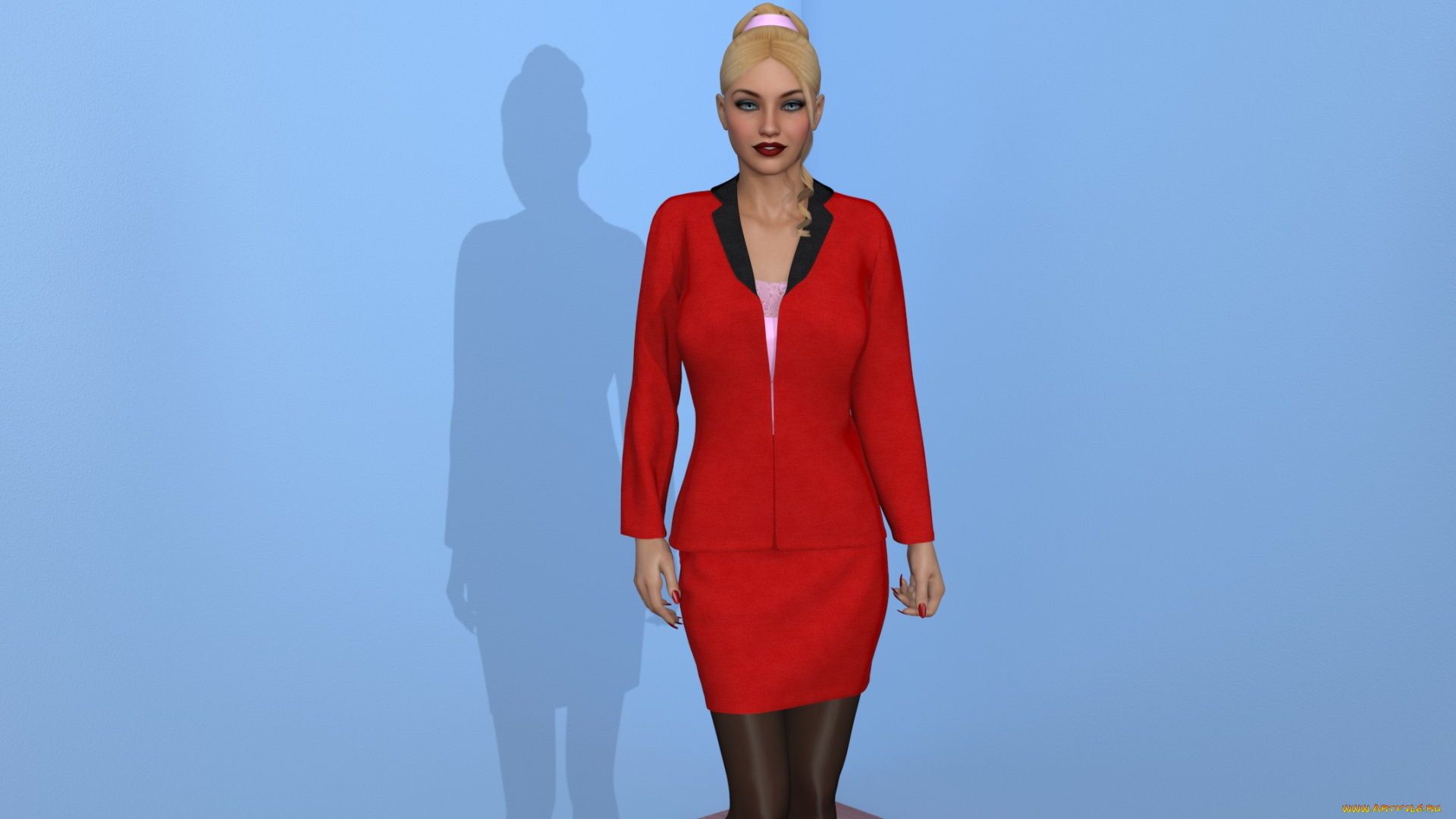 3д, графика, люди, , people, взгляд, девушка, блондинка, фон