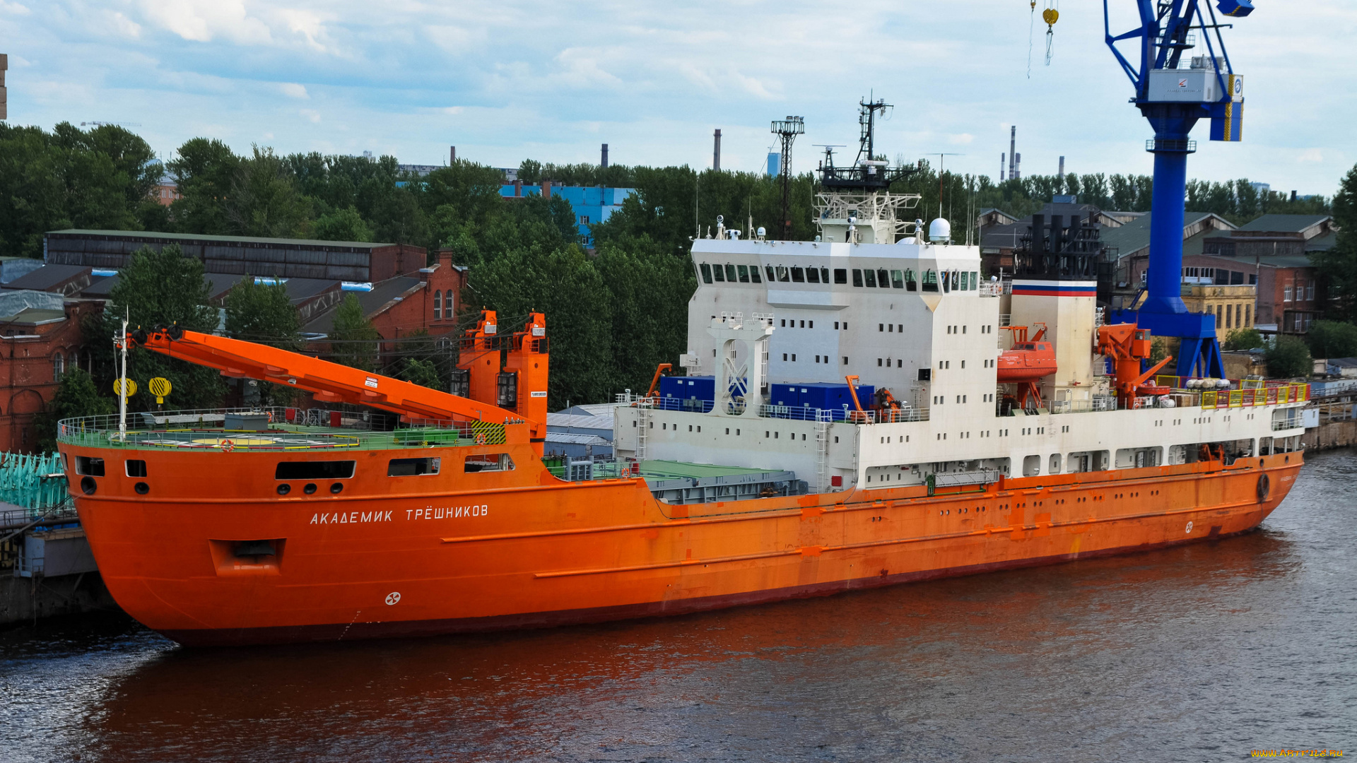 akademik, tryoshnikov, корабли, другое, судно, научно-исследовательское