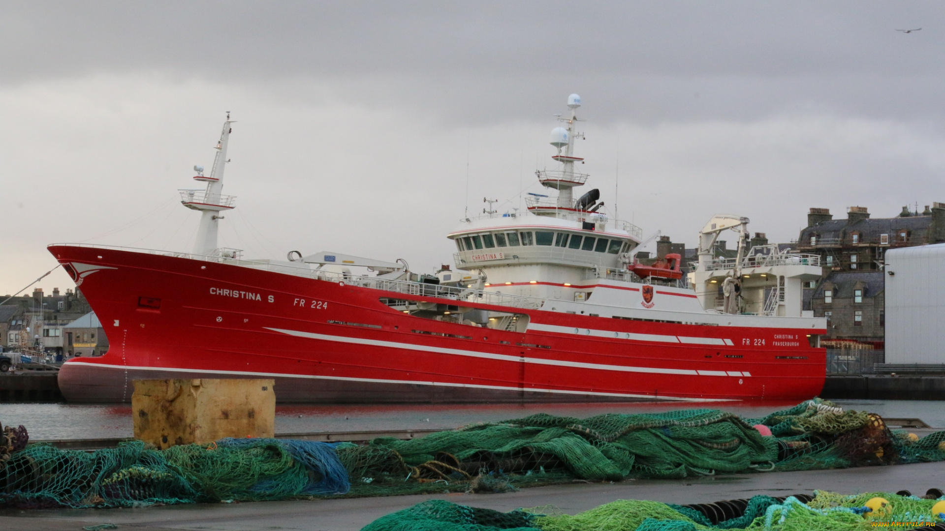 christina, s, корабли, другое, судно, промысловое
