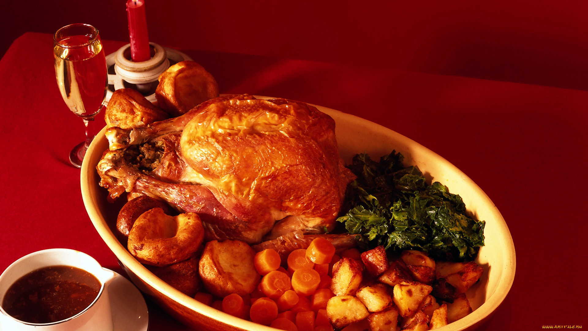 еда, мясные, блюда, гарнир, курица