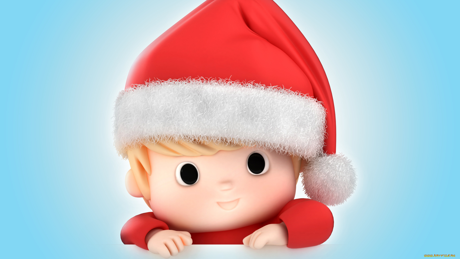 праздничные, векторная, графика, , новый, год, малыш, санта, рождество, новый, год, christmas